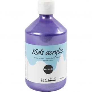 Akrylmaling Metallic, metallic, violet, 500 ml/ 1 fl.