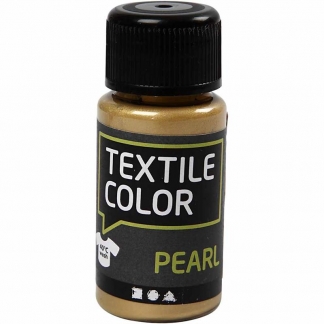 Textile Color, perlemor, guld, 50 ml/ 1 fl.
