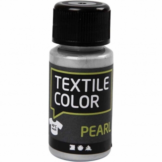 Textile Color, perlemor, sølv, 50 ml/ 1 fl.