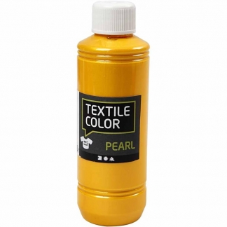 Textile Color, perlemor, gul, 250 ml/ 1 fl.