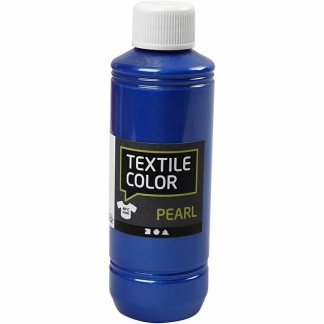 Textile Color, perlemor, blå, 250 ml/ 1 fl.