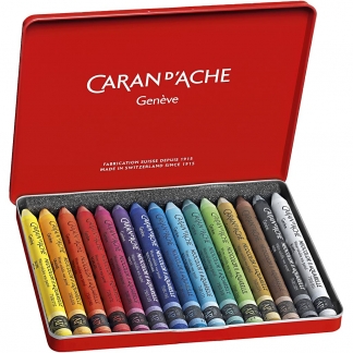 CARAN D’ACHE Neocolor II, L: 10 cm, ass. farver, 15stk./ 1 pk.