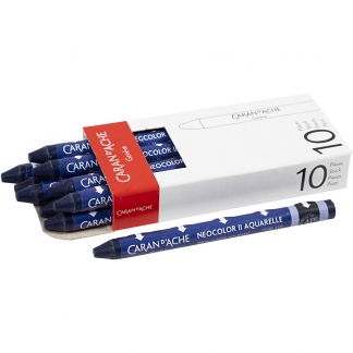 CARAN D’ACHE Neocolor II, L: 10 cm, prussian blue (159), 10stk./ 1 pk.