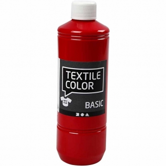 Textile Color, rød, 500 ml/ 1 fl.