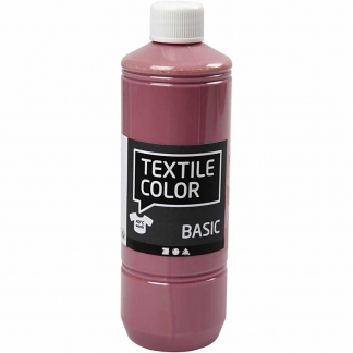 Textile Color, mørk rosa, 500 ml/ 1 fl.
