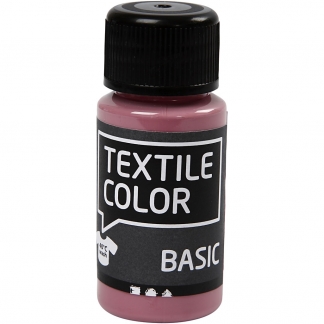 Textile Color, mørk rosa, 50 ml/ 1 fl.