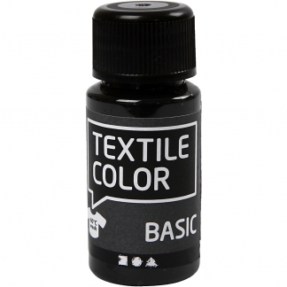 Textile Color, sort, 50 ml/ 1 fl.