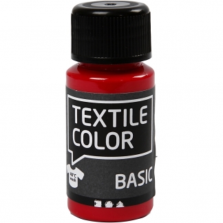 Textile Color, primær rød, 50 ml/ 1 fl.
