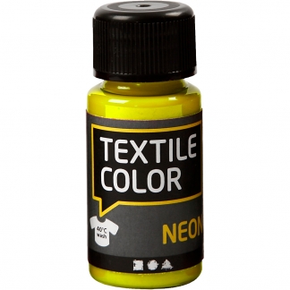 Textile Color, neon gul, 50 ml/ 1 fl.