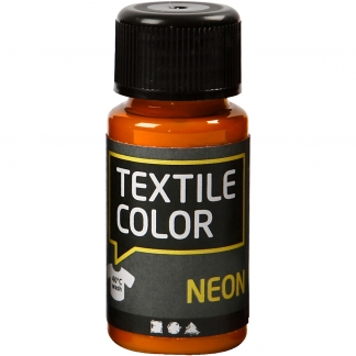 Textile Color, neon orange, 50ml/ 1 fl.