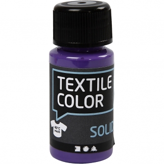 Textile Solid, dækkende, lilla, 50 ml/ 1 fl.