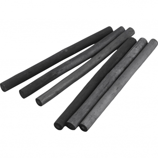 Tegnekul, L: 115 mm, diam. 10 mm, bl&oslash;d, 6 stk./ 1 pk.
