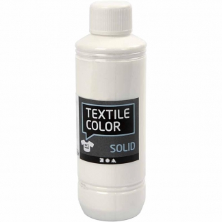 Textile Solid, dækkende, hvid, 250 ml/ 1 fl.