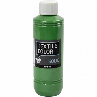 Textile Solid, dækkende, brilliantgrøn, 250 ml/ 1 fl.