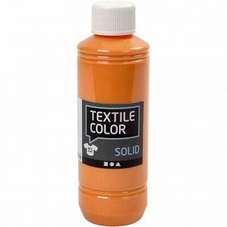 Textile Solid, dækkende, orange, 250 ml/ 1 fl.