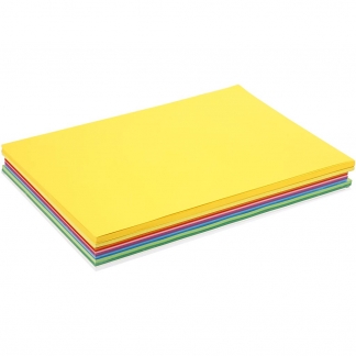 Forårskarton, A3, ark 297x420 mm, 180 g, forårsfarver, 300 ark/ 1 pk.