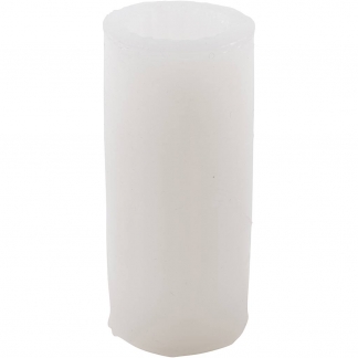 Silikoneform, Rillet cylinder, H: 12 cm, diam. 4 cm, 1stk./ 1 pk.