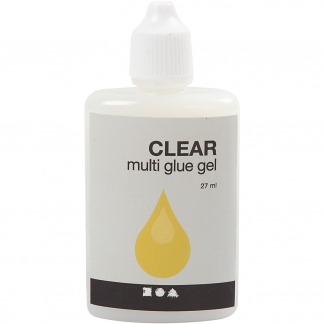 Clear Multi Glue Gel, 27 ml/ 1 fl.