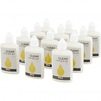 Clear Multi Glue Gel, 12x27 ml/ 1 pk.