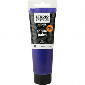 Creall Studio Akrylmaling, dækkende, violet, 120 ml/ 1 fl.