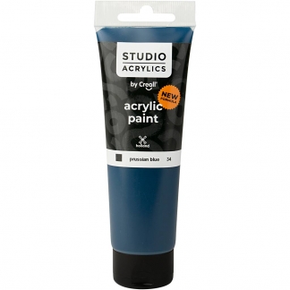 Creall Studio Akrylmaling, dækkende, prussian blue (34), 120ml/ 1 fl.