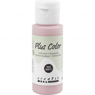 Plus Color Hobbymaling, støvet rosa, 60ml/ 1 fl.