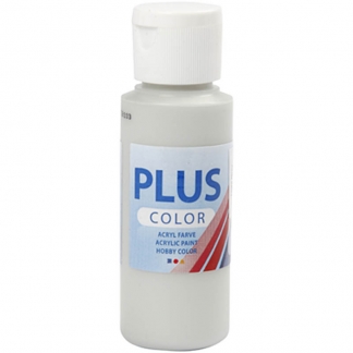 Plus Color Hobbymaling, lys grå, 60 ml/ 1 fl.