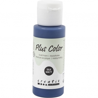 Plus Color Hobbymaling, marineblå, 60 ml/ 1 fl.
