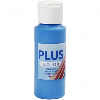 Plus Color Hobbymaling, primær blå, 60ml/ 1 fl.