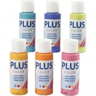 Plus Color Hobbymaling, colorful, 6x60 ml/ 1 pk.