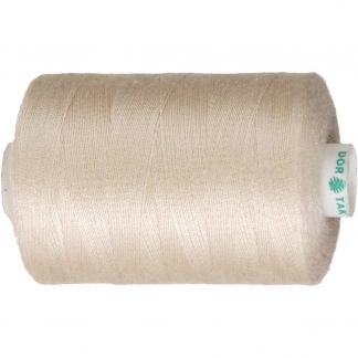 Polyester Sytr&aring;d, polyester, beige, 1000 m/ 1 rl.