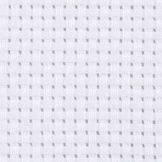 Aidastof, B: 150 cm, 35 tern pr. 10 cm, hvid, 3 m/ 1 pk.