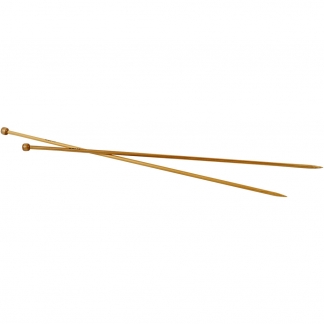 Strikkepinde, L: 35 cm, 1 par