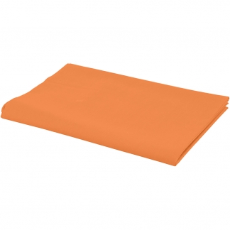 Stof, B: 145 cm, 140 g, orange, 1 lb.m.