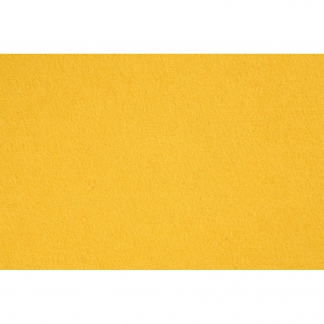 Hobbyfilt, ark 42x60 cm, tykkelse 3 mm, gul, 1 ark