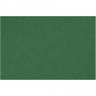 Hobbyfilt, 42x60 cm, tykkelse 3 mm, mørk grøn, 1 ark