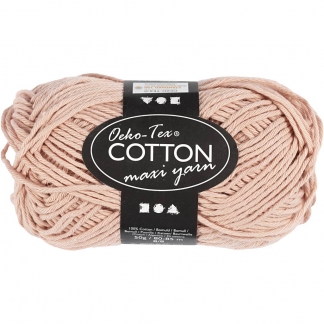 Bomuldsgarn, nr. 8/8, L: 80-85 M, pind 4-4,5, pudder, 50 g/ 1 ngl.