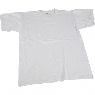 T-shirt, hvid, B: 36 cm, str. 5-6 år, rund hals, 1 stk.