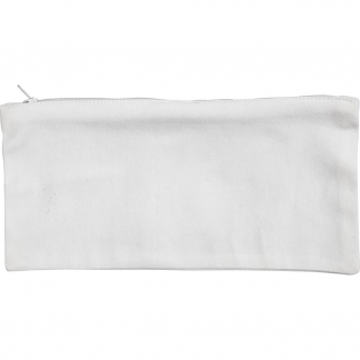 Penalhus, str. 11x23 cm, 210 g, hvid, 1 stk.