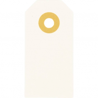 Manilam&aelig;rker, str. 3x6 cm, 250 g, creme, 30 stk./ 1 pk.