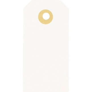 Manilam&aelig;rker, str. 4x8 cm, 250 g, creme, 20 stk./ 1 pk.