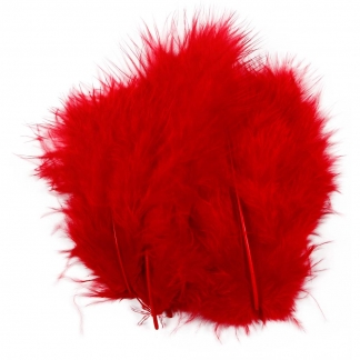 Dun, str. 5-12 cm, rød, 15 stk./ 1 pk.