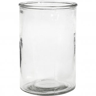 Lysglas, H: 14,5 cm, diam. 10 cm, 6 stk./ 1 ks.