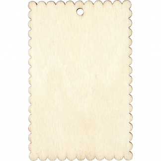 Skilt, str. 8x5,2 cm, tykkelse 3 mm, 8stk./ 1 pk.