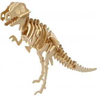 3D konstruktionsfigur, dinosaur, str. 33x8x23 cm, 1 stk.