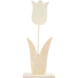 Tulipan, H: 31 cm, B: 13 cm, 1 stk.