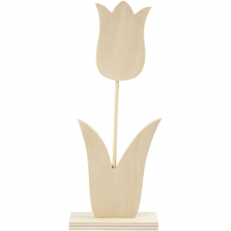 Tulipan, H: 23,5 cm, B: 9 cm, 1 stk.