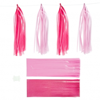 Kvast, str. 12x35 cm, pink, lyserød, 12 stk./ 1 pk.