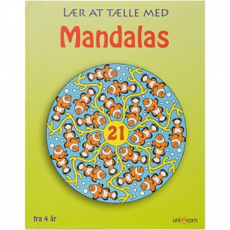 Mandalas malebøger, Lær at tælle, 1 stk.