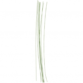 Blomsterstængel, L: 30 cm, diam. 0,6 mm, grøn, 20 stk./ 1 pk.